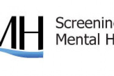 Logo with capital letters S, M and H and the words, "Screening for Mental Health"